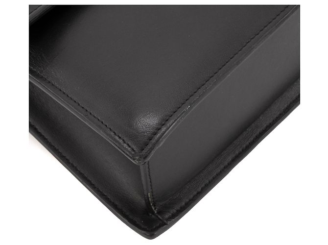 JACQUEMUS - Borsa a tracolla Le Bambinou Jacquemus in pelle nera Nero - vista 6