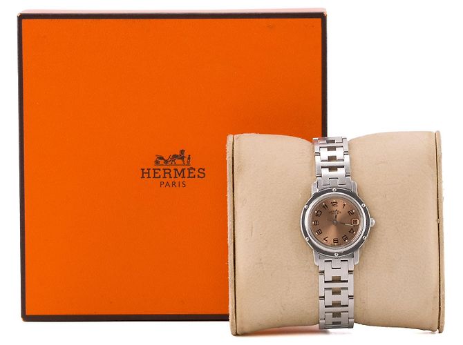 HERMÈS - Reloj Clipper Hermès de acero Metálico - vista 7