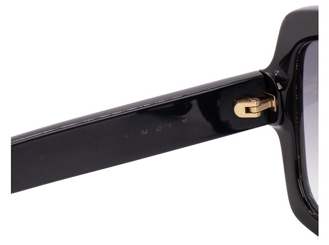 GUCCI - Occhiali da sole Gucci in plastica nera Nero - vista 4
