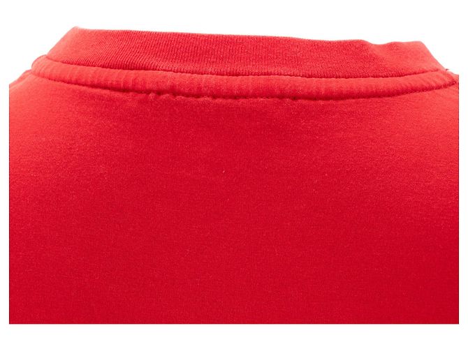 GIVENCHY - T-shirt a manica corta Logo destroyed Givenchy in cotone rosso (M) - vista 6