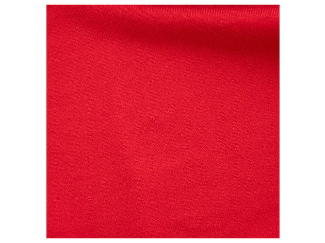 GIVENCHY - T-shirt a manica corta Logo destroyed Givenchy in cotone rosso (M) - vista 8