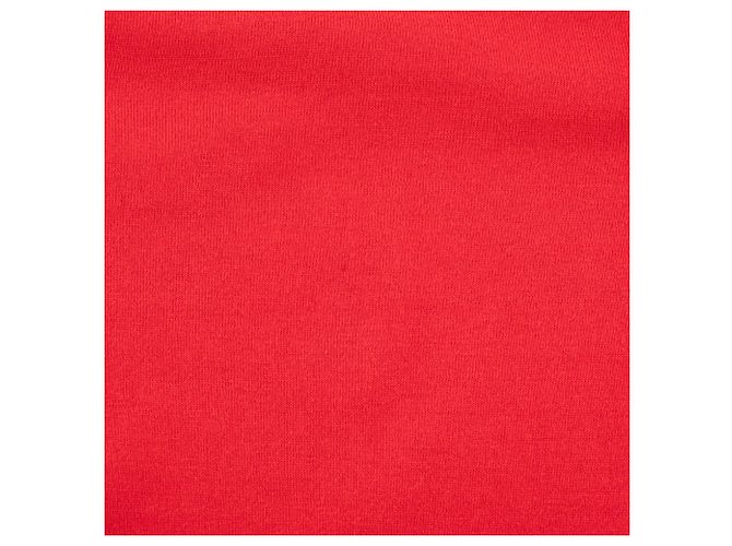 GIVENCHY - T-shirt a manica corta Logo destroyed Givenchy in cotone rosso (M) - vista 9