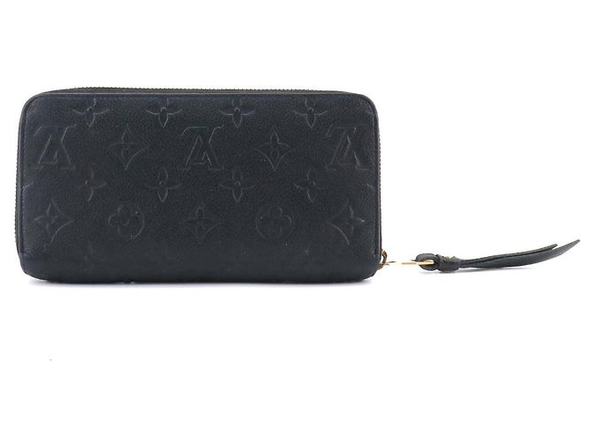 LOUIS VUITTON - Louis Vuitton Zippy wallet in navy blue empreinte leather - view 3