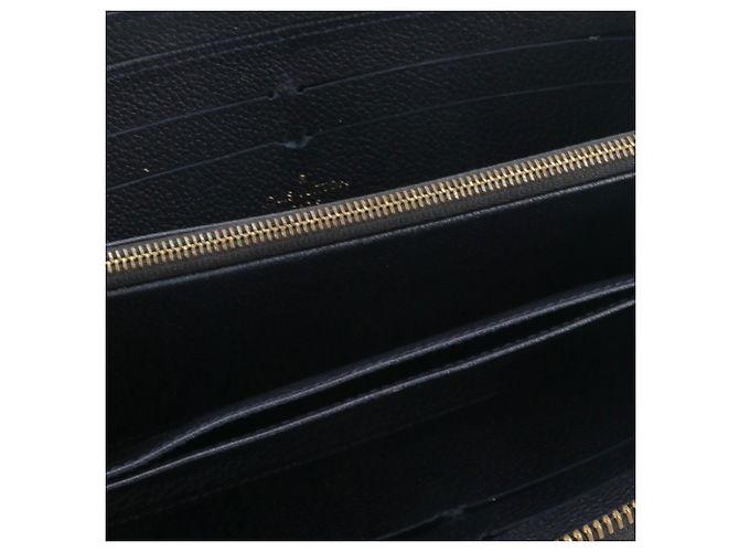 LOUIS VUITTON - Louis Vuitton Zippy wallet in navy blue empreinte leather - view 9