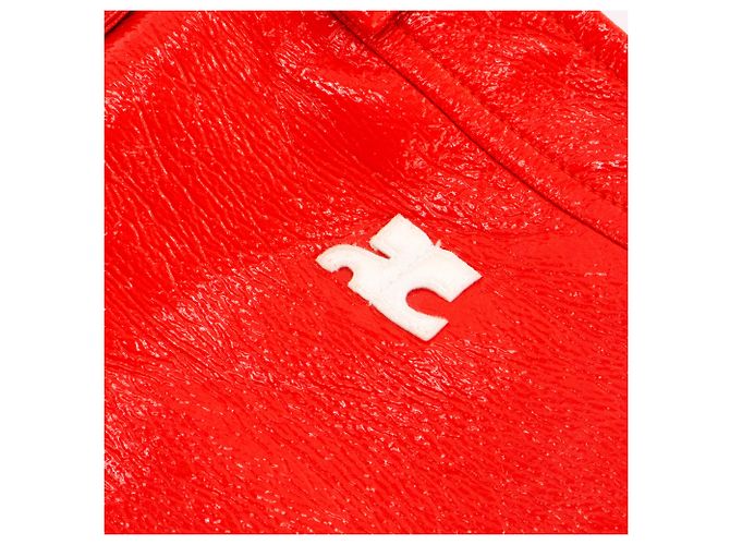 Courreges COURRÈGES - Falda Reedición Courrèges en vinilo rojo (T36) Roja - vista 2