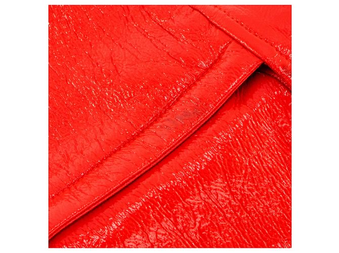 Courreges COURRÈGES - Falda Reedición Courrèges en vinilo rojo (T36) Roja - vista 3