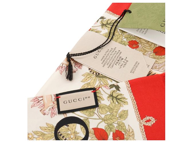 GUCCI - Stola GUCC100 Gucci in seta multicolore - vista 4