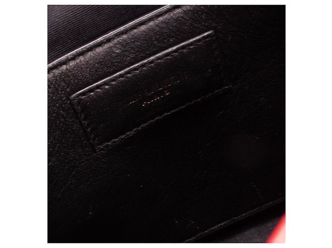 SAINT LAURENT - Borsa a Spalla Niki Baby in Pelle Ruga Rossa Rosso - Ansicht 10