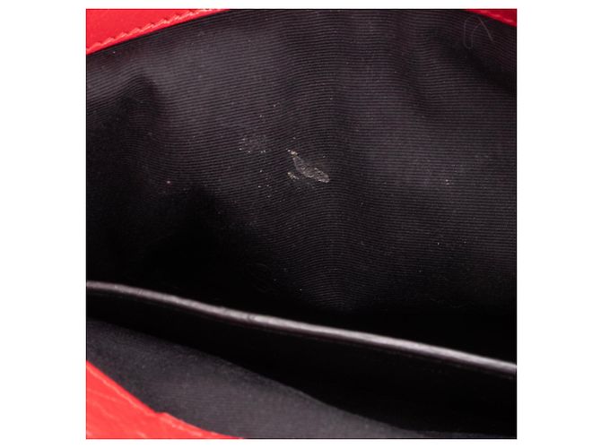 SAINT LAURENT - Borsa a Spalla Niki Baby in Pelle Ruga Rossa Rosso - Ansicht 11