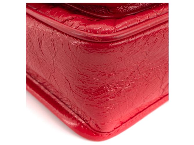 SAINT LAURENT - Borsa a Spalla Niki Baby in Pelle Ruga Rossa Rosso - Ansicht 7