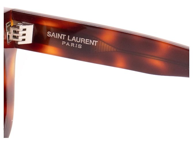 SAINT LAURENT - Gafas de sol Monceau Saint Laurent en carey marrón Castaño - vista 5