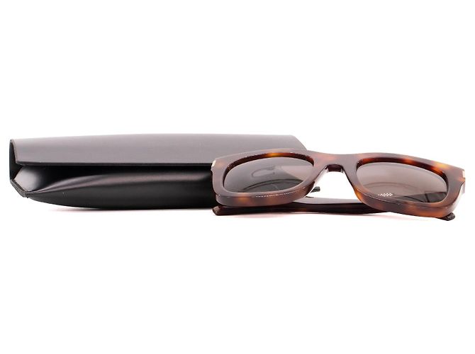 SAINT LAURENT - Gafas de sol Monceau Saint Laurent en carey marrón Castaño - vista 7
