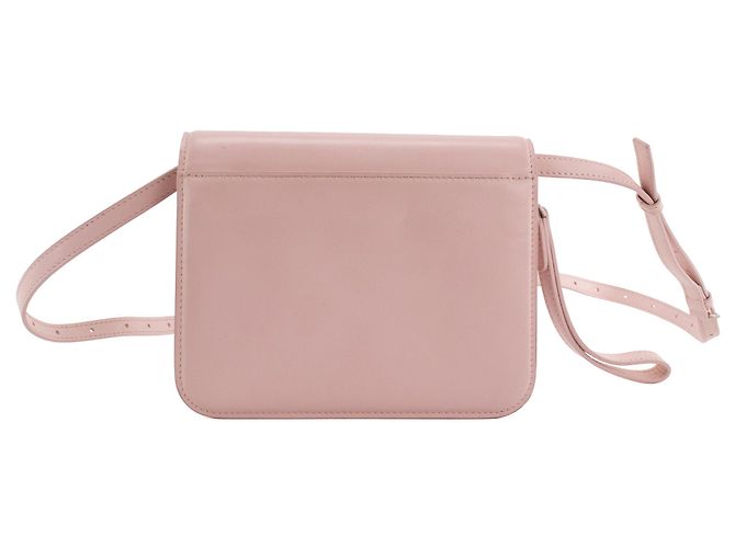 BALENCIAGA - Borsa a tracolla B.Dot Balenciaga in pelle liscia rosa - vista 3