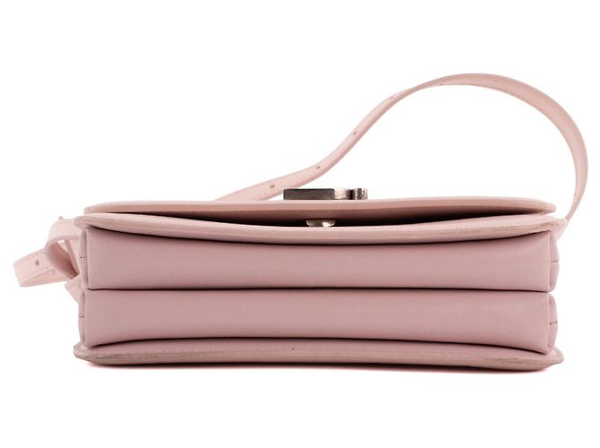 BALENCIAGA - Borsa a tracolla B.Dot Balenciaga in pelle liscia rosa - vista 4