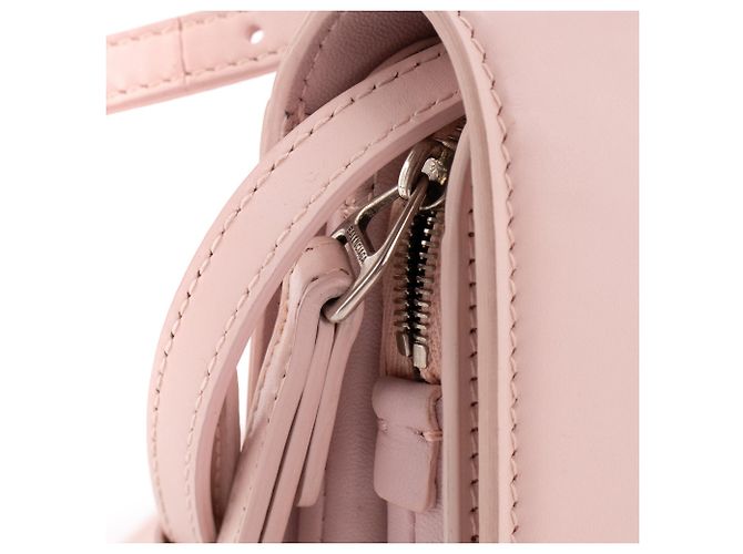 BALENCIAGA - Borsa a tracolla B.Dot Balenciaga in pelle liscia rosa - vista 6