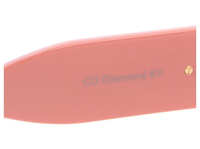 DIOR - Gafas CD Diamonds Dior de plástico rosa - vista 5