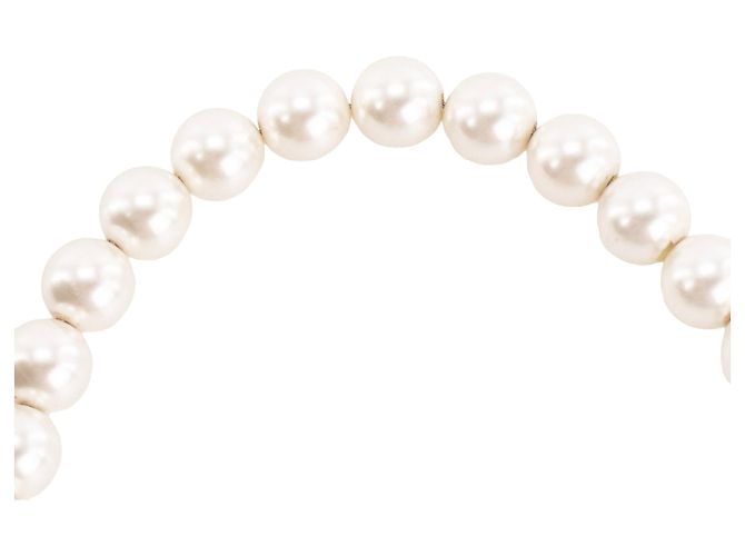 CHANEL - Borsa a tracolla Pearls Round Chanel in pelle nera Nero - vista 7