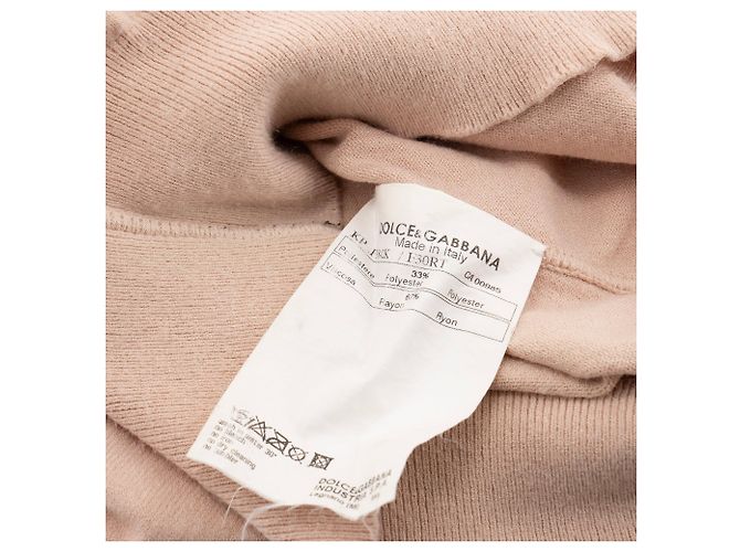 DOLCE & GABBANA - Camiseta Dolce & Gabana de tela rosa (T40) - vista 3