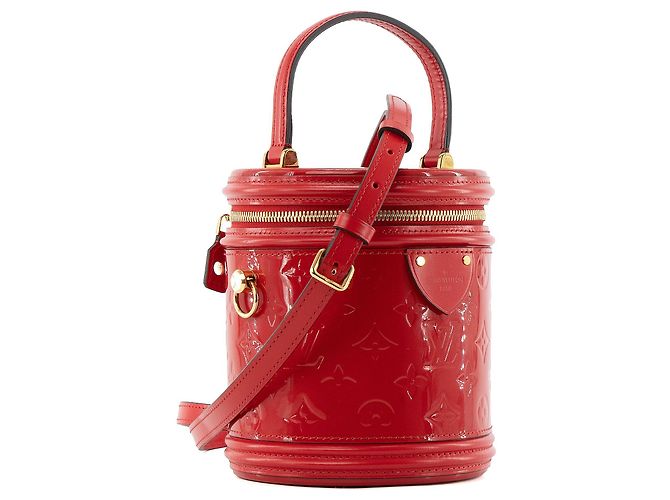 LOUIS VUITTON - Borsa Cannes Louis Vuitton in pelle verniciata rossa Rosso - vista 2