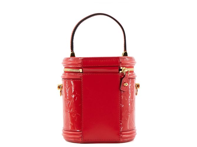 LOUIS VUITTON - Borsa Cannes Louis Vuitton in pelle verniciata rossa Rosso - vista 3
