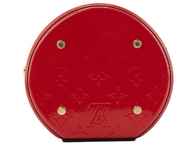 LOUIS VUITTON - Borsa Cannes Louis Vuitton in pelle verniciata rossa Rosso - vista 4