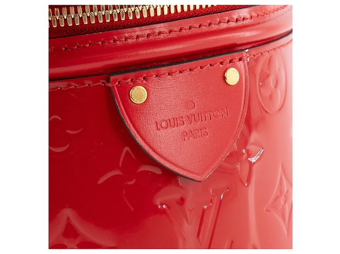 LOUIS VUITTON - Borsa Cannes Louis Vuitton in pelle verniciata rossa Rosso - vista 5