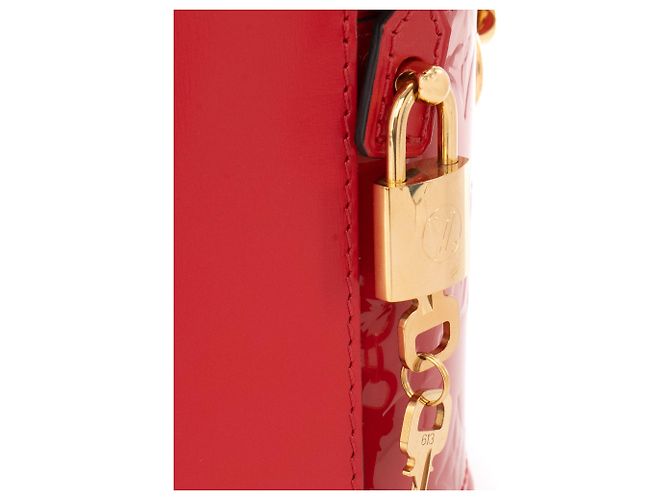 LOUIS VUITTON - Borsa Cannes Louis Vuitton in pelle verniciata rossa Rosso - vista 6