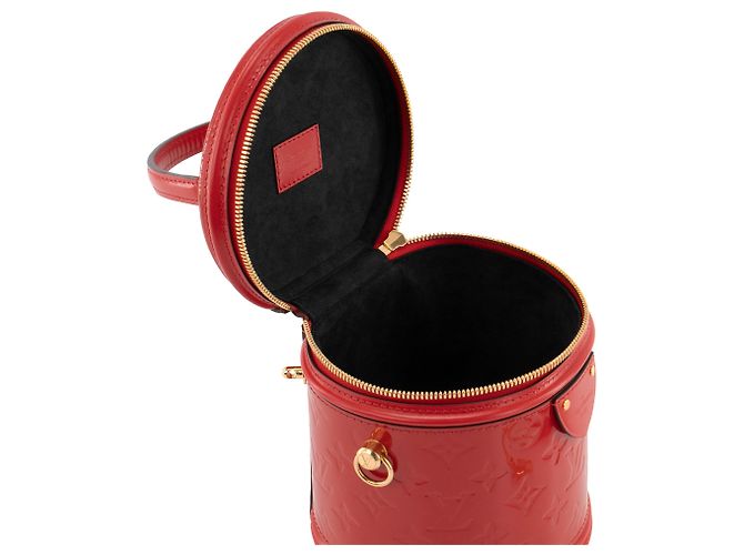 LOUIS VUITTON - Borsa Cannes Louis Vuitton in pelle verniciata rossa Rosso - vista 8