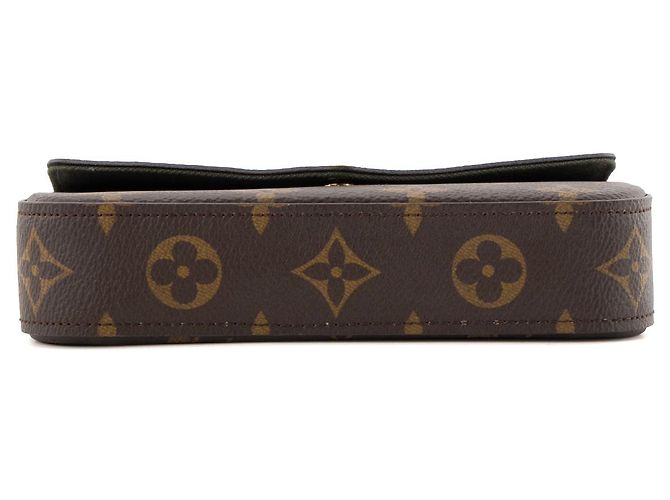 Pochette Félicie LOUIS VUITTON - Bolso de Hombro Félicie Strap & Go Louis Vuitton en Lona Monogramada Castaño - vista 4
