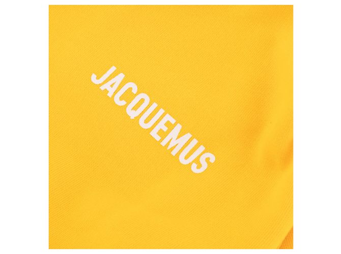 JACQUEMUS - El Sudadera Jacquemus de algodón amarillo (XS) - vista 2