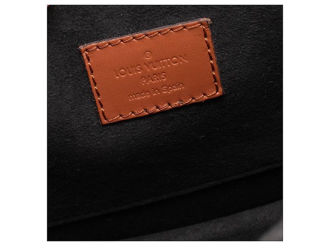 LOUIS VUITTON - Borsa a tracolla Dauphine MM Louis Vuitton in tela rivestita con monogramma e pelle - vista 9