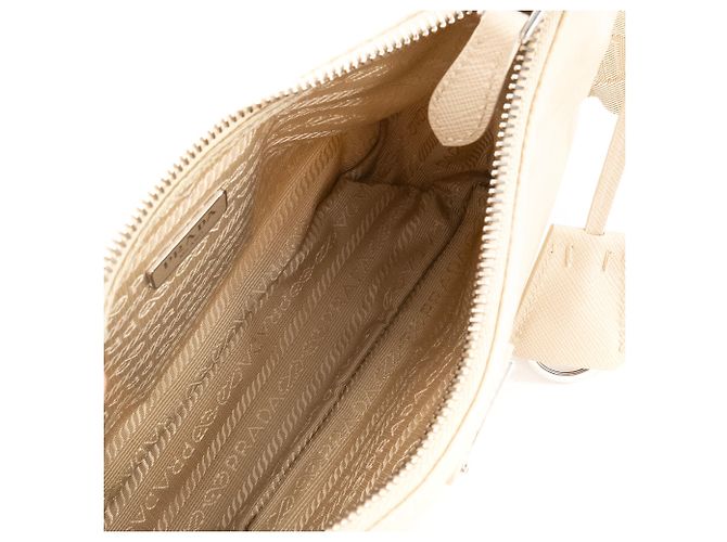 PRADA - Borsa a Spalla Re-Edition 2005 in Re-Nylon Beige - vista 10