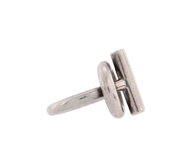 HERMÈS - Anello Échappée Grande Modello Hermès in Argento (T51) Metallico - vista 2