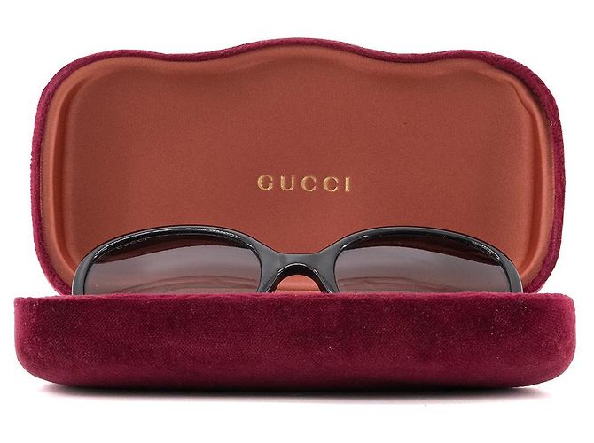 GUCCI - Gafas de sol Gucci de metal dorado Negro - vista 4