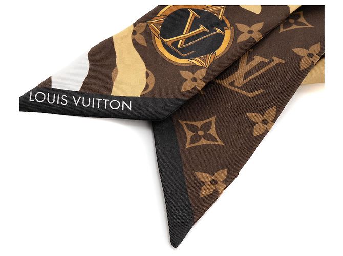 LOUIS VUITTON - Twilly League of Legends Louis Vuitton in seta marrone edizione limitata - vista 2