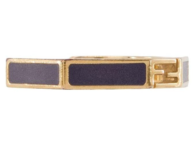 FENDI - FF Fendi Ring aus lila Emaille (L) Golden - Ansicht 2