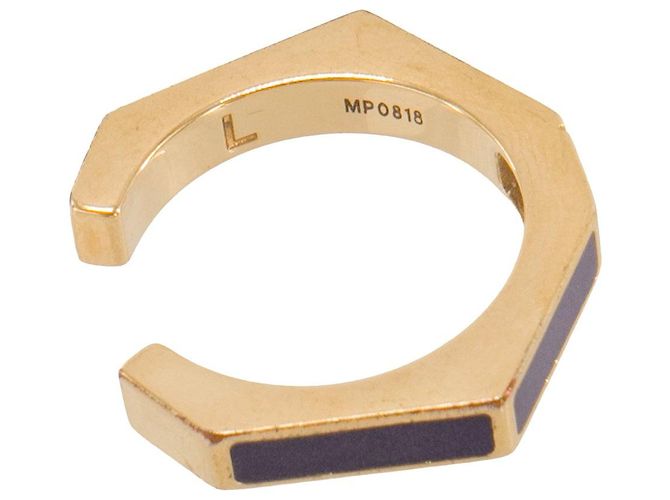 FENDI - FF Fendi Ring aus lila Emaille (L) Golden - Ansicht 4