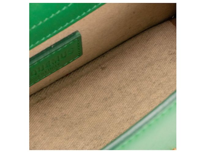 JACQUEMUS - Borsa a tracolla Bambino Jacquemus in pelle verde - vista 8