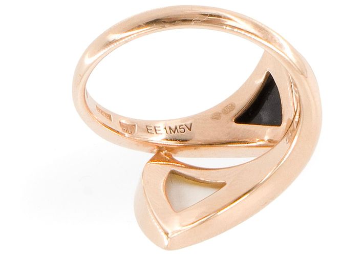 Autre Marque BULGARI - Anello Divas' Dream in oro rosa e madreperla (T54) - vista 4