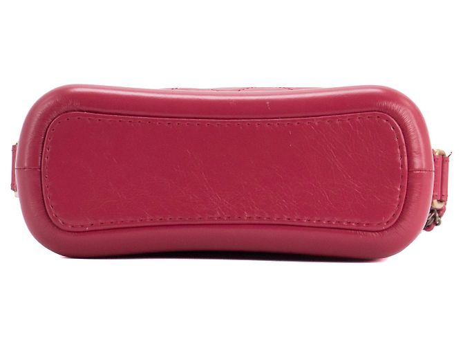 CHANEL - Borsa a Spalla Gabrielle Mini in Pelle Viola Porpora - vista 4