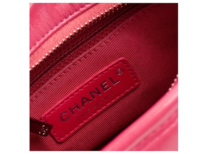 CHANEL - Borsa a Spalla Gabrielle Mini in Pelle Viola Porpora - vista 8