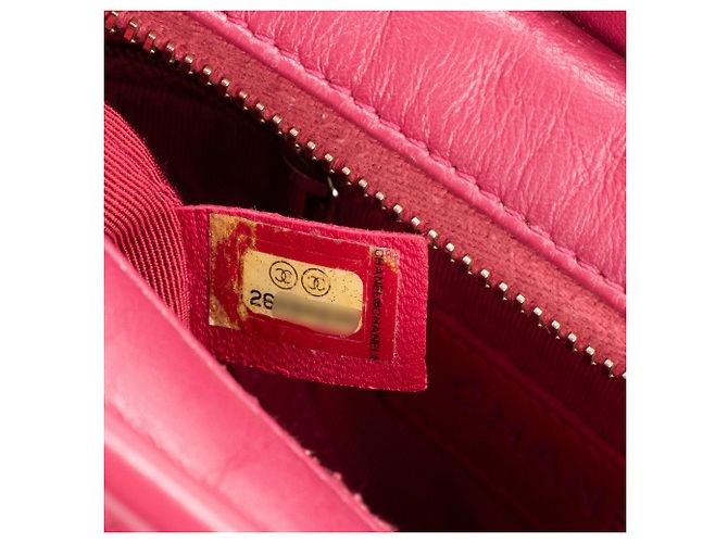 CHANEL - Borsa a Spalla Gabrielle Mini in Pelle Viola Porpora - vista 9