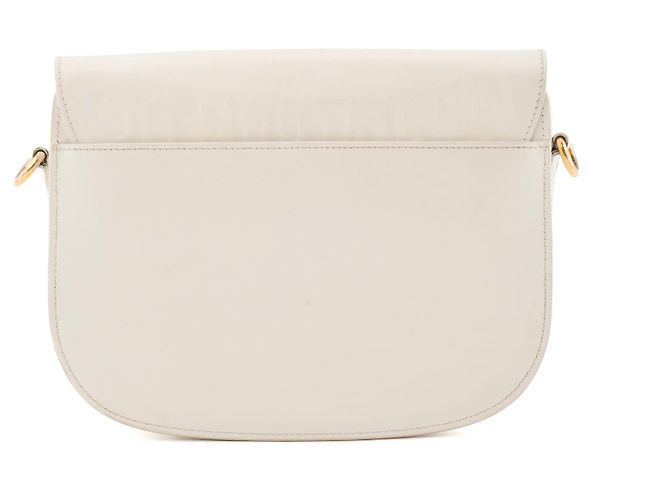 DIOR - Borsa a Spalla Bobby Dior in Pelle Liscia Bianca Bianco - vista 3