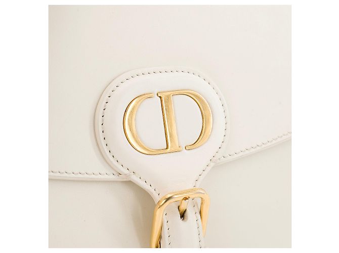 DIOR - Borsa a Spalla Bobby Dior in Pelle Liscia Bianca Bianco - vista 5