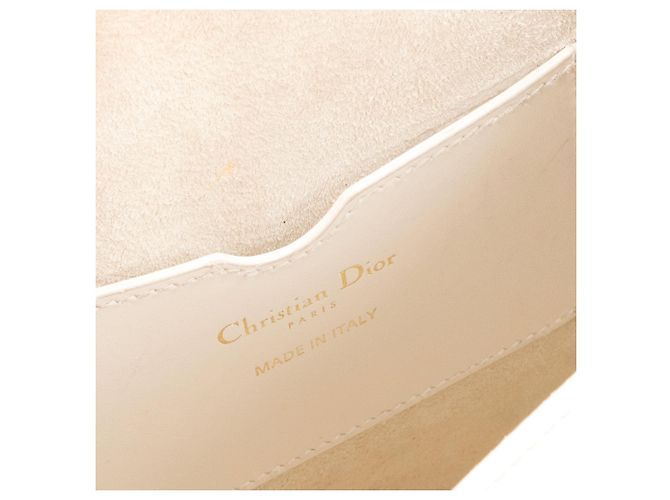 DIOR - Borsa a Spalla Bobby Dior in Pelle Liscia Bianca Bianco - vista 9