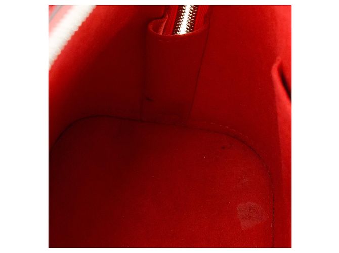 LOUIS VUITTON - Borsa a Spalla Alma BB Louis Vuitton in Pelle Epi Rossa Rosso - vista 11