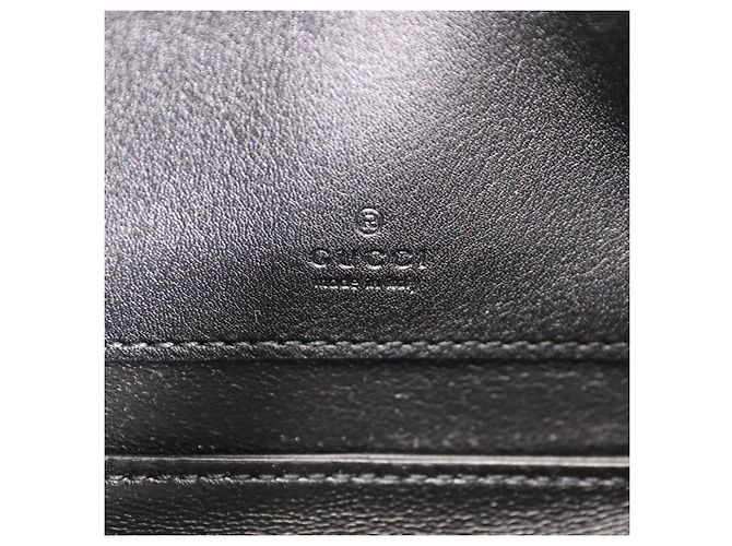 Clutch Gucci Blondie in pelle nera Nero - vista 12