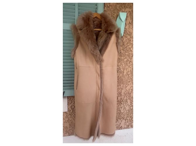 Abrigo reversible Brunello Cucinelli Beige - vista 3