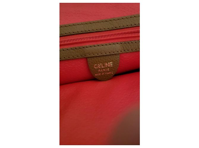 Borsa Céline in pelle marrone - vista 10