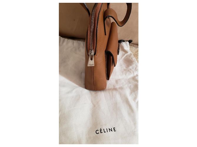 Borsa Céline in pelle marrone - vista 5